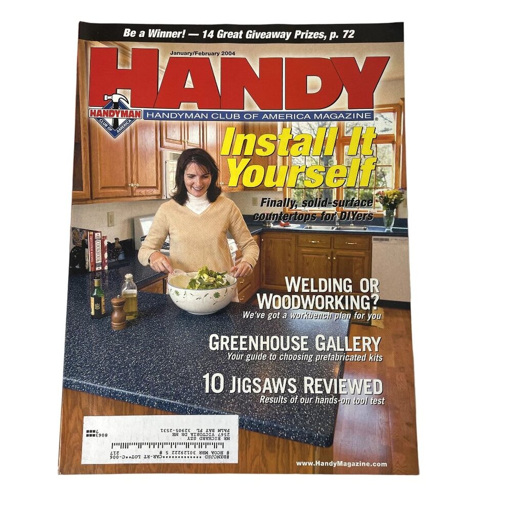 Handyman Woodworking Magazine Vol 12 Issue 62 No1 Jan Feb 2004 u DYI Cabinets Co
